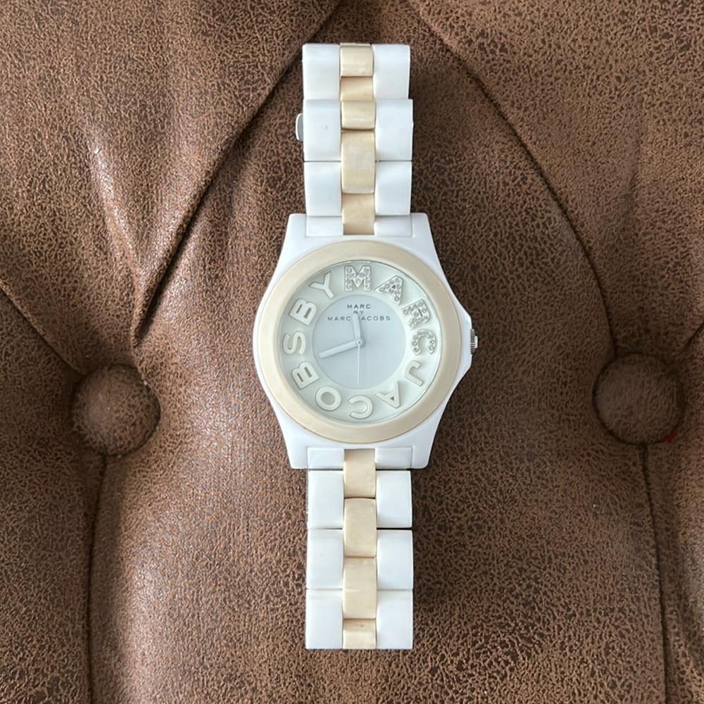 White Marc Jacobs watch